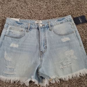 Denim shorts